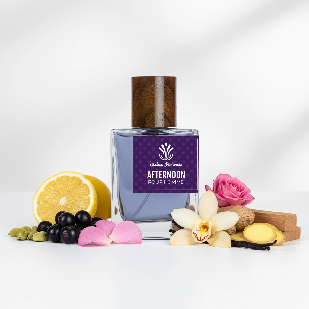 Afternoon Pour Homme Eau De Parfum for Men – Violet Leaf, Rose & Vanilla Woody Fragrance | Long-Lasting Luxury Scent