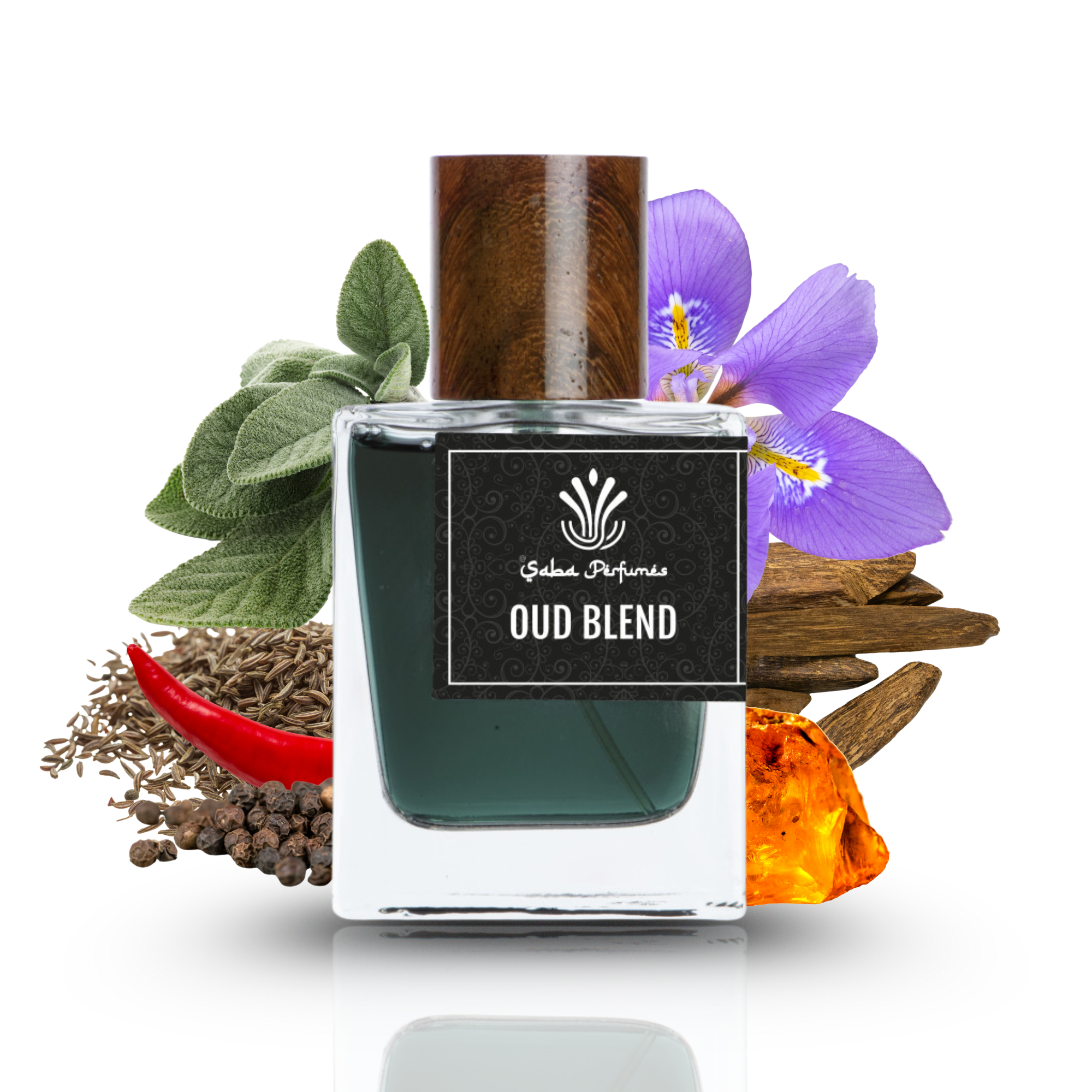 Oud Blend Perfume EDP Spray for Men & Women |  Oriental Fougere & Woody Fragrance Accords | Luxury Gift for Him / Her | Variants Available: 50 ml Spray