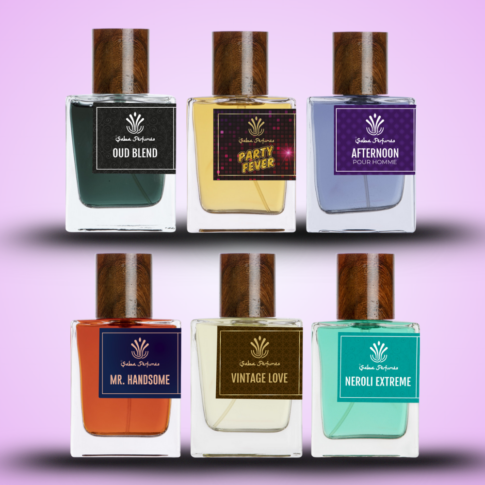 Complete Combo Pack | 6 Pices Perfume Spray for Men/Women | Luxury Gift for Him/Her | 50ml x6