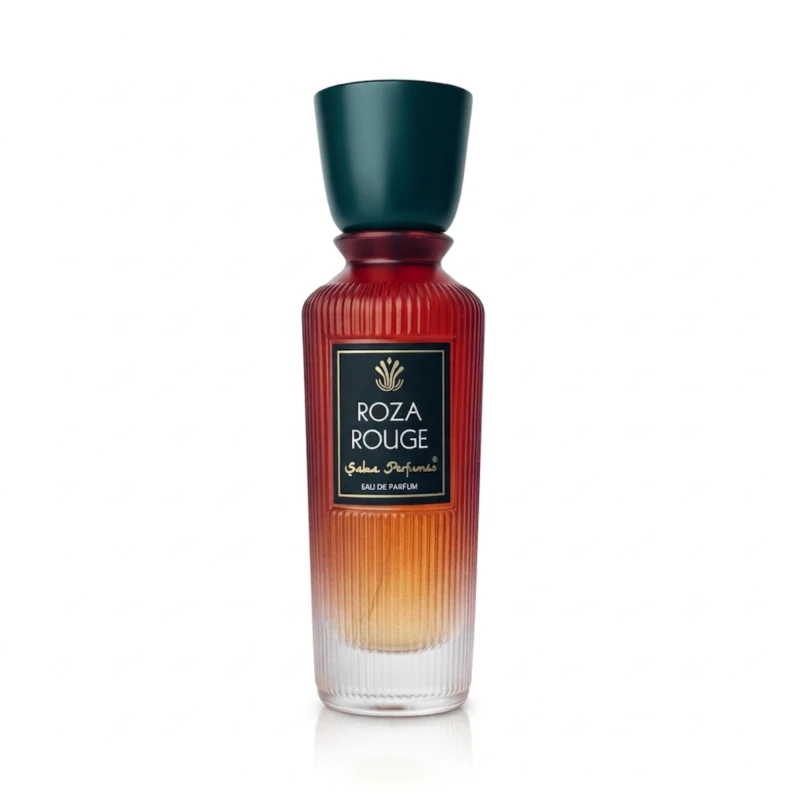 Saba Perfumes Roza Rouge EDP (50ml) | Long Lasting Unisex | Sweet Saffron & Amberwood Scen