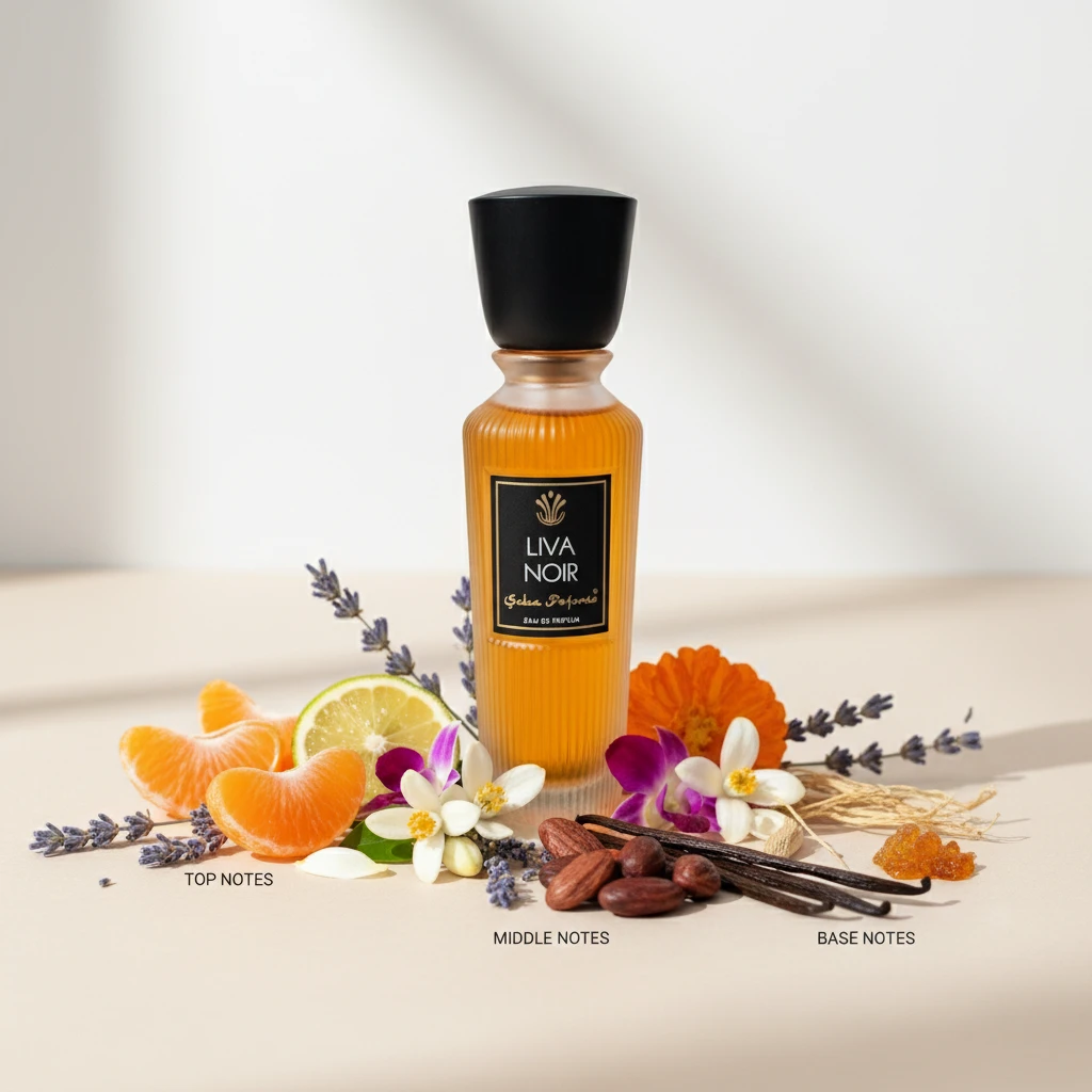 Saba Perfumes Liva Noir EDP (50ml) | Long Lasting Women Perfume | Lavender & Vanilla Scent