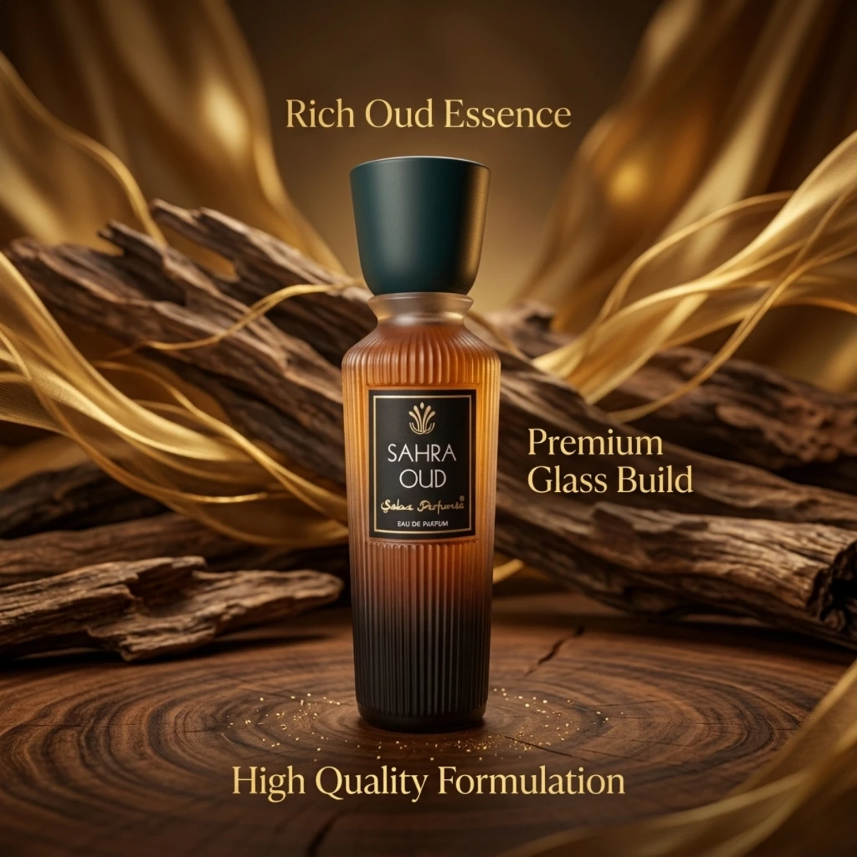 Saba Perfumes Sahra Oud – Premium Smoky Oud & Sweet Raspberry EDP for Men & Women (50ml)