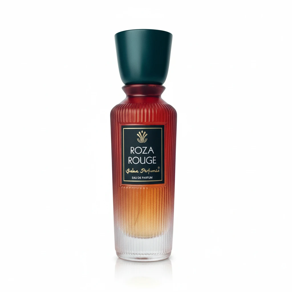 Saba Perfumes Roza Rouge EDP (50ml) | Long Lasting Unisex | Sweet Saffron & Amberwood Scen