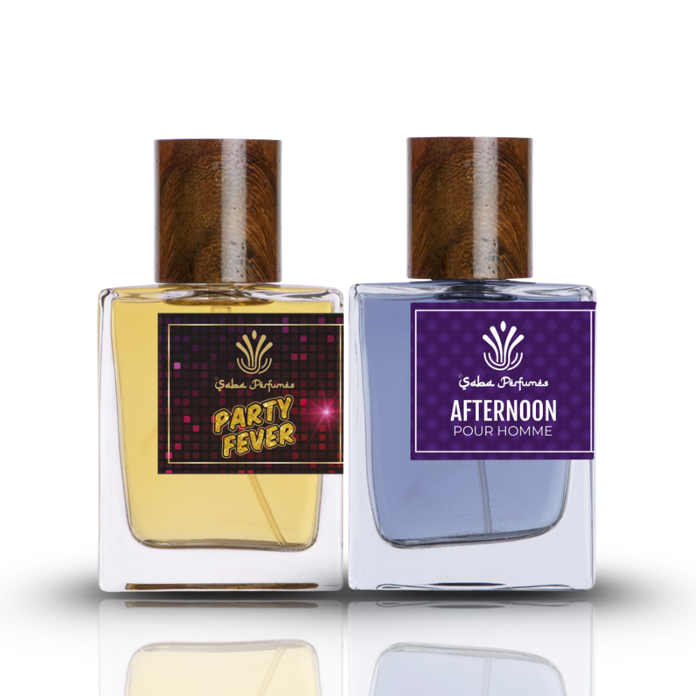 Party Fever & Afternoor Pour Homme  | Combo Pack | Perfume Spray for Men/Women | Luxury Gift for Him/Her