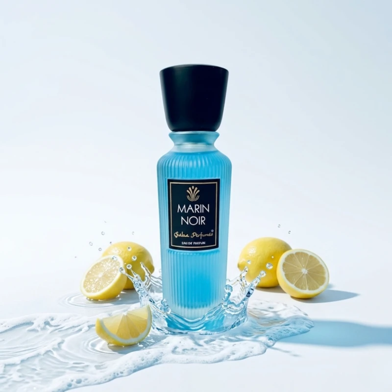 Saba Perfumes Marin Noir – Premium Fresh Aquatic & Citrus Eau De Parfum for Men (50ml)